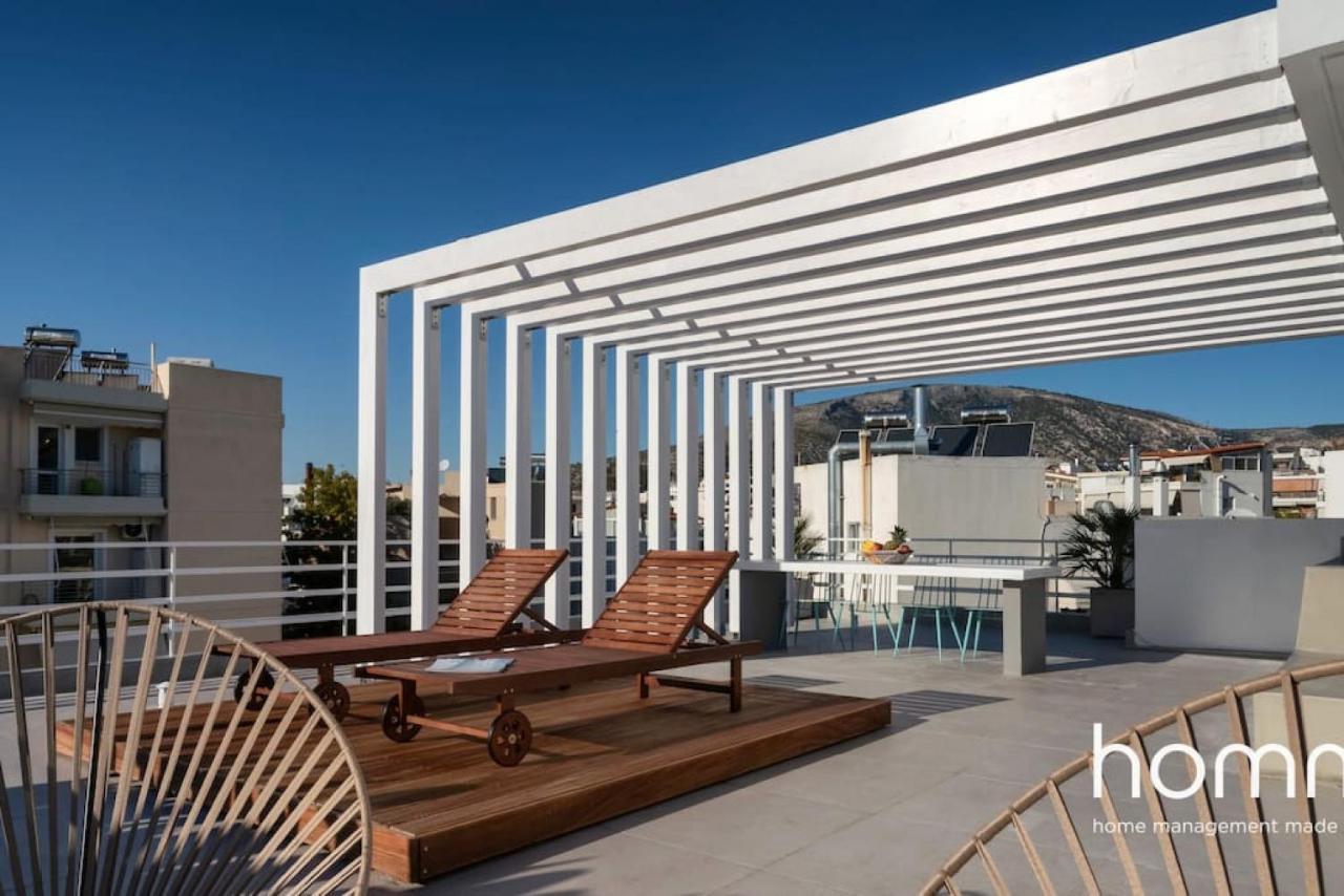 Brand New Homm Penthouse In Ano Glyfada, Dilou Apartment Athens Exterior photo